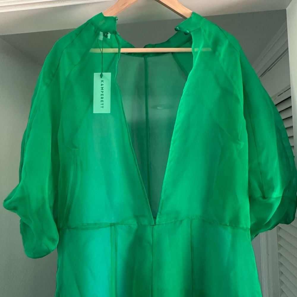 Chic Emerald Green Maxi Dress - Picture 8 of 9